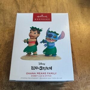 Hallmark Keepsake Lilo & Stitch Ornament - Green and Blue